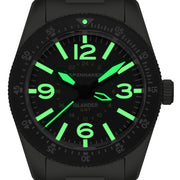 Spinnaker x Islander Croft 39mm Tactical GMT Watch in Charcoal Grey #SP-5193-LIW33