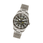 Spinnaker x Islander Croft 39mm Tactical GMT Watch in Charcoal Grey #SP-5193-LIW33