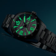 Spinnaker x Islander Croft 39mm Tactical GMT Watch in Pure Essence #SP-5193-LIW44