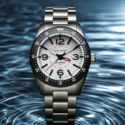Spinnaker x Islander Croft 39mm Tactical GMT Watch in Pure Essence #SP-5193-LIW44