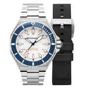 Spinnaker x Islander Dumas Limited Edition Watch with Sand White Dial #SP-5081-LIW11 combo