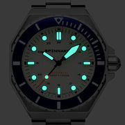 Spinnaker x Islander Dumas Limited Edition Watch with Sand White Dial #SP-5081-LIW11 lume