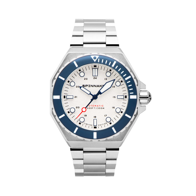 Spinnaker x Islander Dumas Limited Edition Watch with Sand White Dial #SP-5081-LIW11