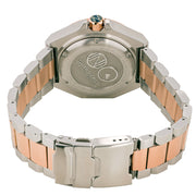 Spinnaker x Islander Dumas Limited Edition Two-Tone Watch with Deep Blue Dial #SP-5081-LIW22 back