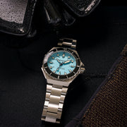 Spinnaker x Islander Dumas Limited Edition Watch with Light Blue Dial #SP-5081-LIW33 lifestyle