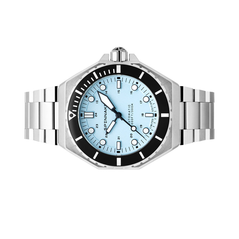 Spinnaker x Islander Dumas Limited Edition Watch with Light Blue Dial #SP-5081-LIW33 side