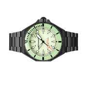 Spinnaker x Islander Dumas Limited Edition PVD Watch with Full Lume Dial #SP-5081-LIW44 side