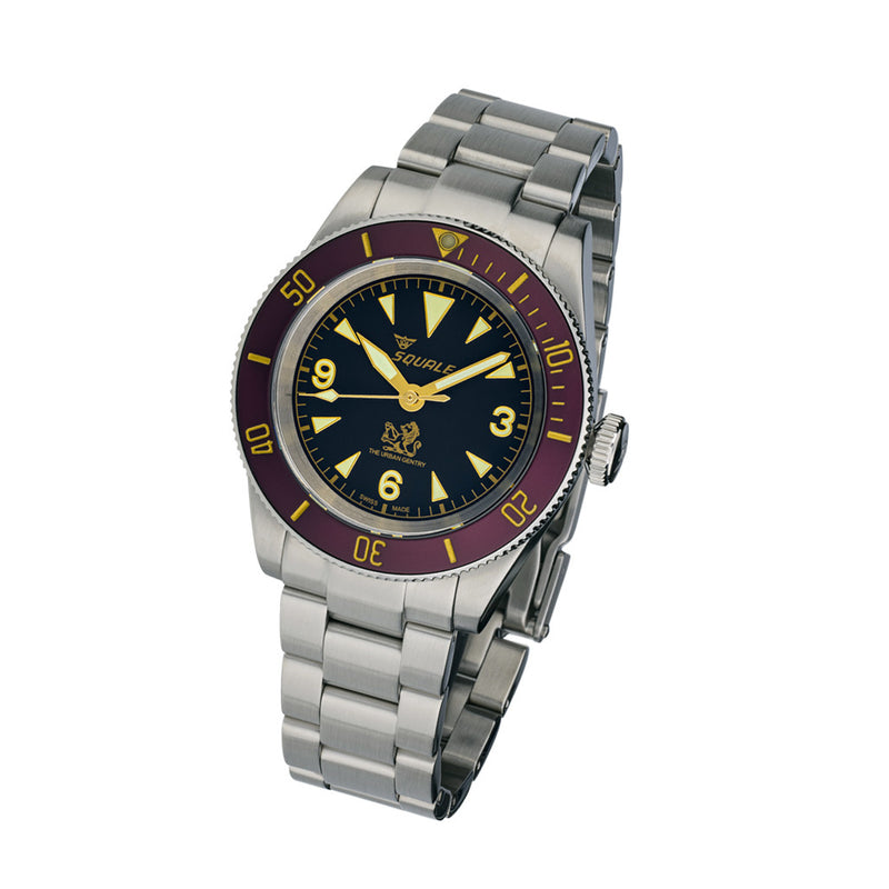 Squale 1545 Limited Edition TGV Dive Watch #1545TGV.AC tilt