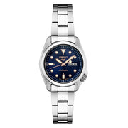 Seiko 5 Sports Automatic Watch with Sunburst Blue Dial and 28mm Case #SRE003 Zoom