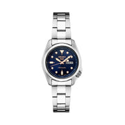Seiko 5 Sports Automatic Watch with Sunburst Blue Dial and 28mm Case #SRE003