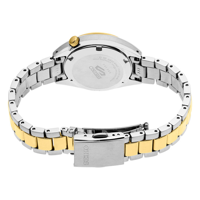 Seiko 5 Sports SNXS Series 32mm Two-Tone Watch with Silver #SRE024
