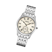 Seiko Essentials 39mm Dress Watch with Champagne Dial #SRK047 Tilt