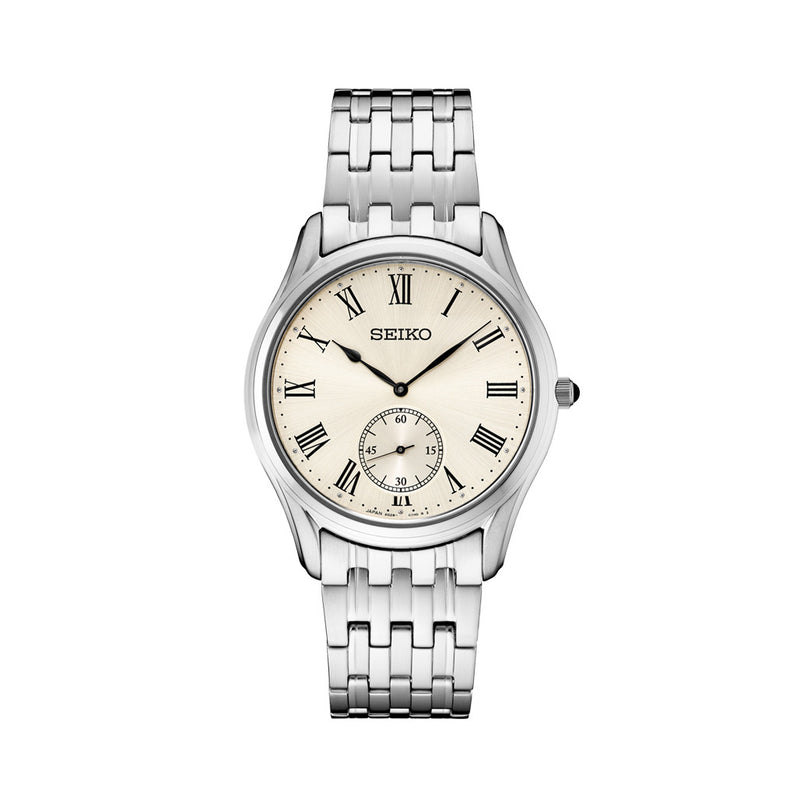 Seiko Essentials 39mm Dress Watch with Champagne Dial #SRK047 — Long Island Watch