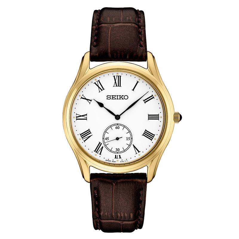 Seiko Essentials 39mm Dress Watch with White Dial #SRK050 Zoom