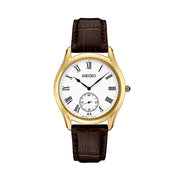Seiko Essentials 39mm Dress Watch with White Dial #SRK050