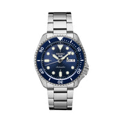 Seiko 5 Sports 24-Jewel Automatic Watch with Blue Dial and SS Bracelet #SRPD51