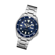 Seiko 5 Sports 24-Jewel Automatic Watch with Blue Dial and SS Bracelet #SRPD51