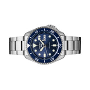 Seiko 5 Sports 24-Jewel Automatic Watch with Blue Dial and SS Bracelet #SRPD51