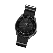 Seiko 5 Sports 24-Jewel Automatic Watch with Black Dial and Black PVD Case #SRPD79