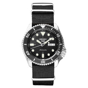 Seiko 5 Sports 24-Jewel Automatic Watch with Black Dial  #SRPD89