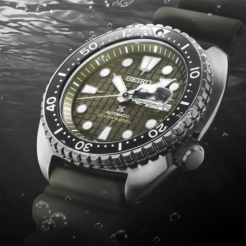 Seiko King Turtle with Green Grenade Dial #SRPE05