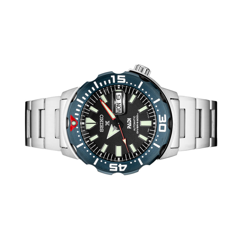 Seiko PADI Edition Monster Automatic with new Case and Bezel Design #SRPE27