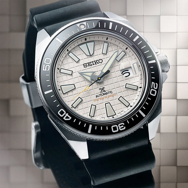 Seiko King Samurai with White Dial #SRPE37