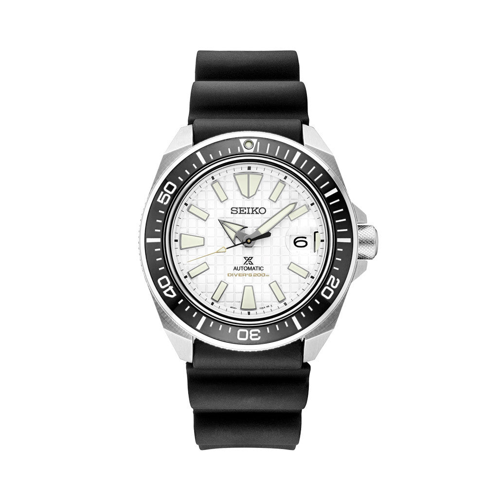 Seiko King Samurai with White Dial #SRPE37 — Long Island Watch