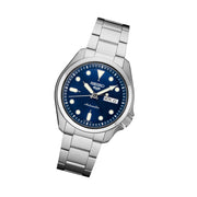 Seiko 5 Sports 24-Jewel Automatic Watch with Blue Dial and SS Bracelet #SRPE53