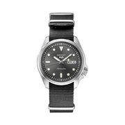 Seiko 5 Sports 24-Jewel Automatic Watch with Grey Dial and Band #SRPE61