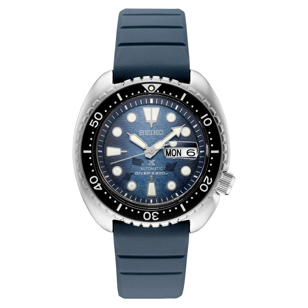 SEIKO PROSPEX キングタートル マンタ TURTLE MANTA Seiko King Turtle with Manta Ray Dial #SRPF77 — Long Island Watch