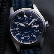Seiko 5 Sports Automatic Field Watch with Blue Dial #SRPH31 Lifestyle
