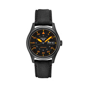 Seiko 5 Sports Automatic Field Watch with Black Ion Finish Black Dial #SRPH33