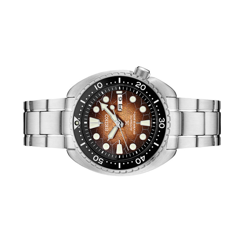 Seiko Prospex Special Edition Dive Watch with Patterned Brown Dial #SRPH55