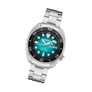 Seiko Prospex Special Edition Dive Watch with Patterned Turquoise Dial #SRPH57