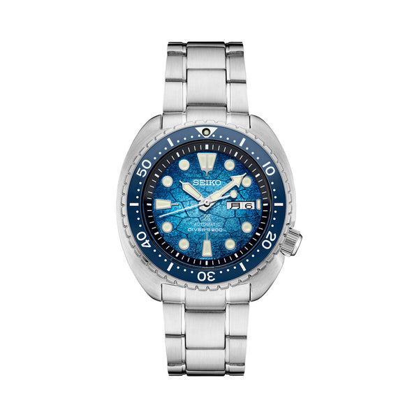 Seiko Prospex Special Edition Dive Watch with Patterned Blue Dial #SRPH59