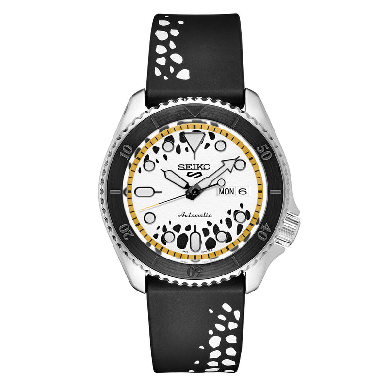 Seiko 5 Sports One Piece Trafalgar D. Water Law Limited Edition Watch #SRPH63 zoom