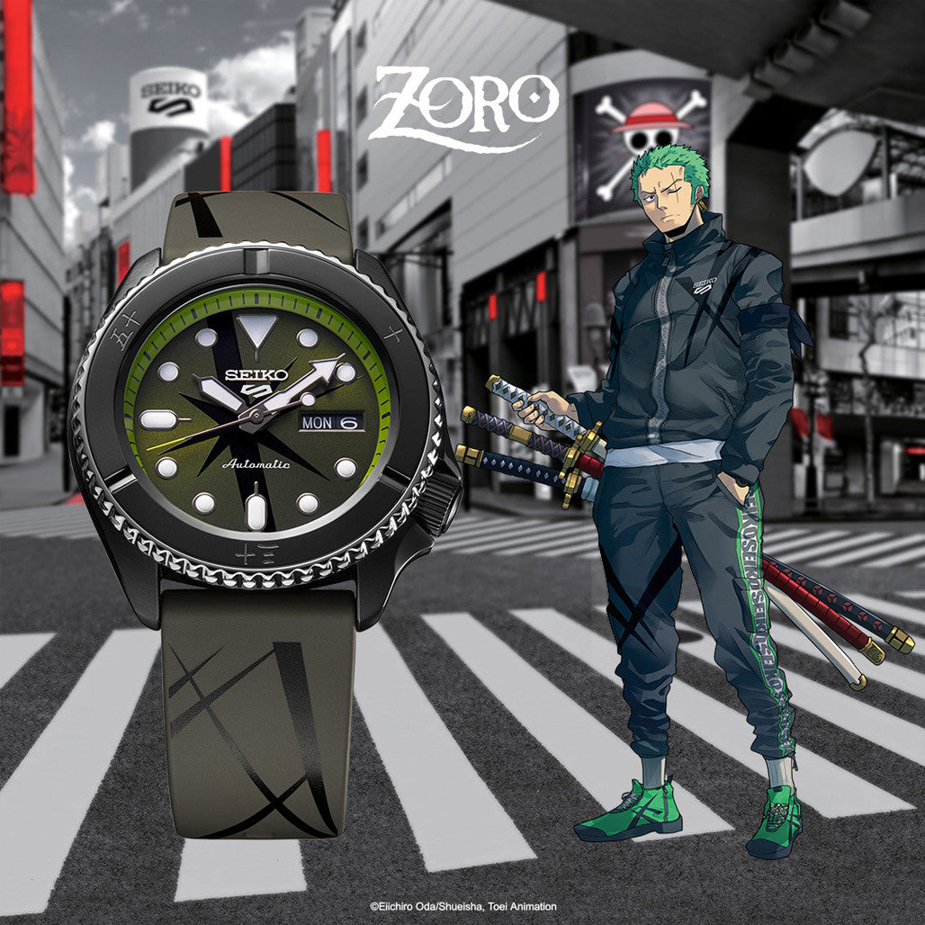 Seiko 5 Sports One Piece Roronoa Zoro Limited Edition Watch