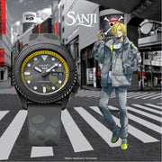 Seiko 5 Sports One Piece Vinsmoke Sanji Limited Edition Watch #SRPH69 life