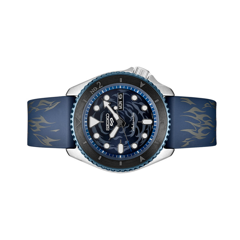 Seiko 5 Sports One Piece Sabo Limited Edition Watch #SRPH71 side