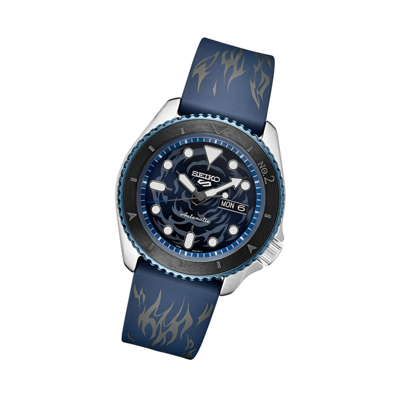 Seiko 5 Sports One Piece Sabo Limited Edition Watch #SRPH71 tilt