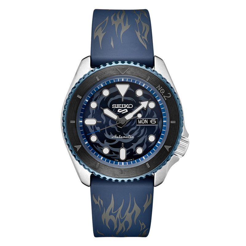 Seiko 5 Sports One Piece Sabo Limited Edition Watch #SRPH71 zoom