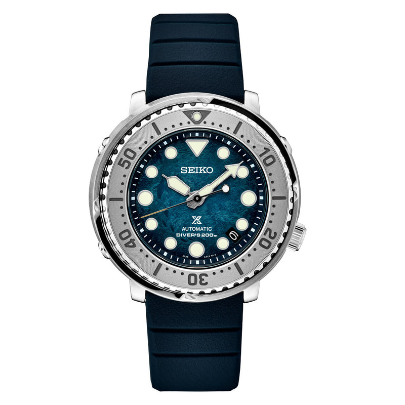 Seiko Prospex Baby Tuna "Save The Ocean Antarctica” Penguin Dial Dive Watch #SRPH77 Zoom