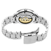 Seiko Presage Automatic 1960's Style Dress Watch with White Dial and Red Bezel #SRPH93 back