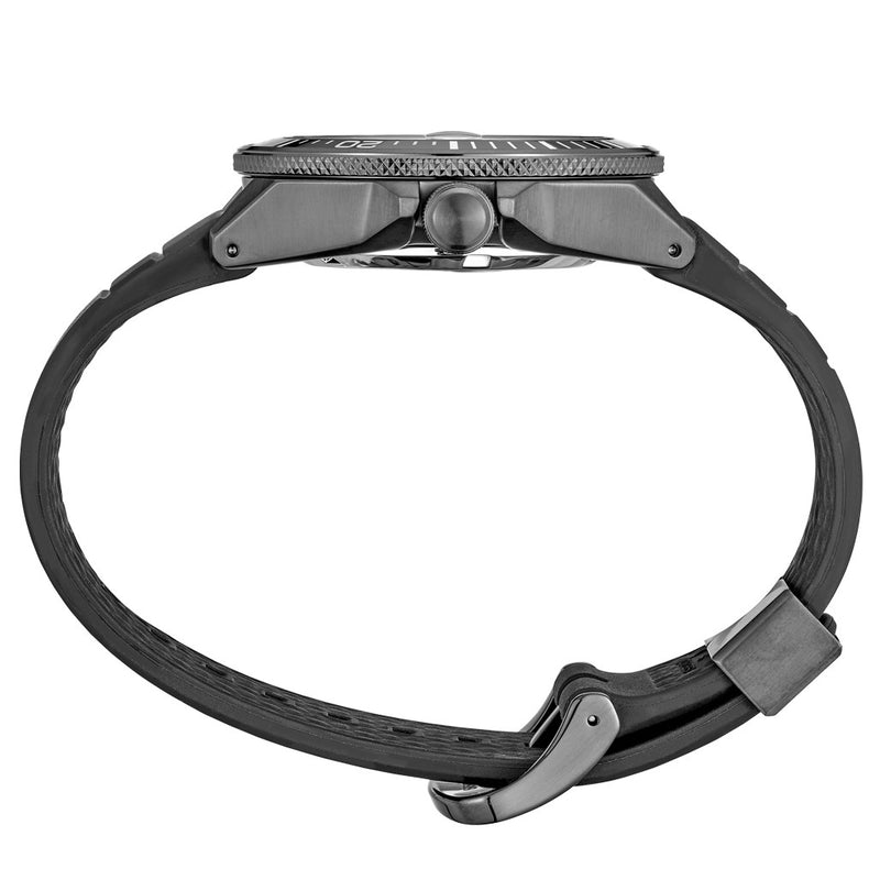 Seiko Prospex Black Series Limited Edition Night Vision Samurai #SRPH97 crown