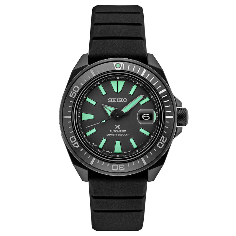 Seiko Prospex Black Series Limited Edition Night Vision Samurai #SRPH97 zoom