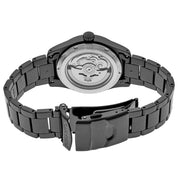 Seiko 5 Sports Field Watch in Stealth Black on Bracelet #SRPJ09 back
