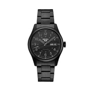 Seiko 5 Sports Field Watch in Stealth Black on Bracelet #SRPJ09