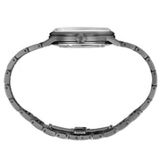 Seiko Presage Automatic Dress watch in Full Black Plating and Gradated Black Dial with Gloss Finish #SRPJ15 crown
