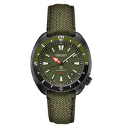 Seiko Prospex Land US Special Edition Tortoise Watch with Black Case and Green Dial #SRPJ31 zoom